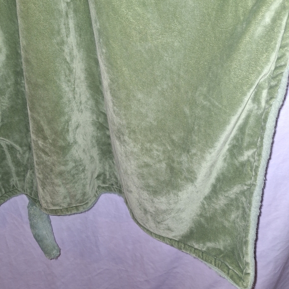 Green Dinosaur Plush Blanket - Picture 7 of 16